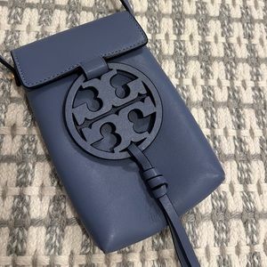 Blue Tory Burch phone purse. Like new